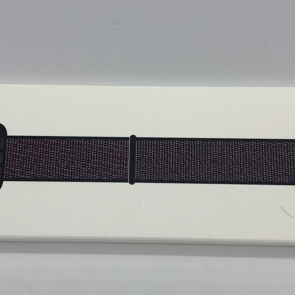 38 mm Apple hook and loop watch band black NWT